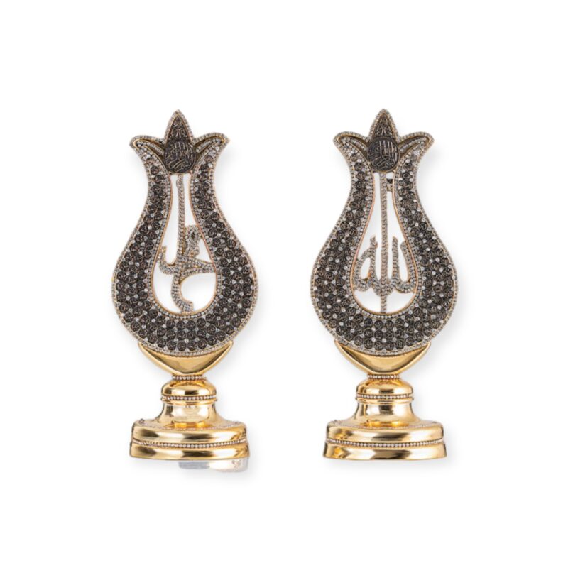 99 Names of Allah islamic ornament Gold and silver 11X26 CM