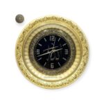 Islamic Ornament - Circular Allah and Ayat al-Kursi Wall Clock – 36cm Islamic Home Decor