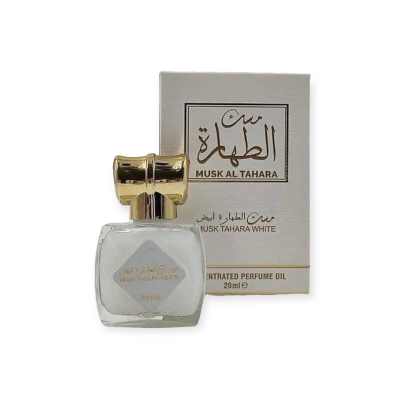 Arabian Perfume - Musk AL Tahara White Concentrated Perfume oil 20ml Roll on perfume