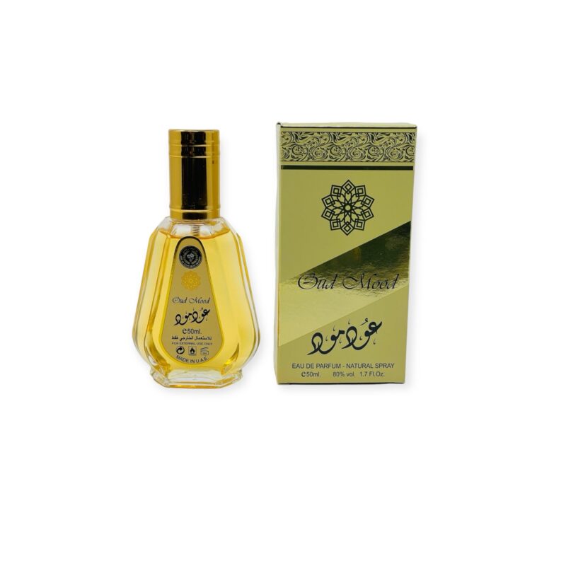 Arabian Perfume - Oud Mood 50ml By Lattafa Floral Notes Ambery Musky Woody Perfume Spray