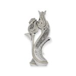 Islamic Ornament - Islamic Table Decor Lale Gul Tulip & White BB-0989-3011
