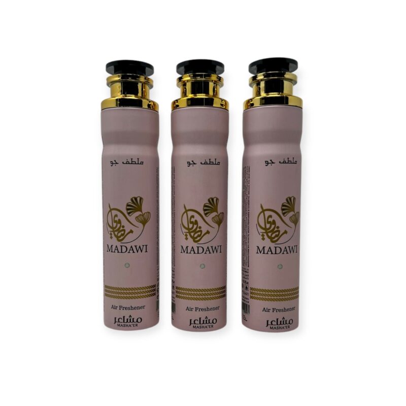 Islamic Air Freshener - Madawi 300ml By MASHA'ER AIR FRESHENER SPRAY 300ML Pack of 3