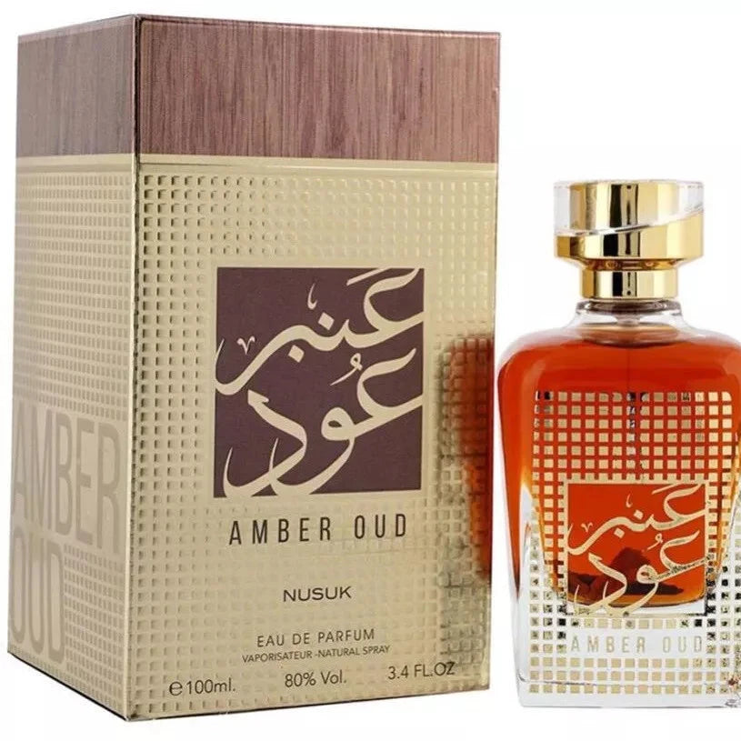 Arabian Perfume - Nusuk Amber Oud Perfume by Nusuk 100 Ml Eau De Parfum Arabian Perfume - Nusuk Amber Oud Perfume by Nusuk 100 Ml Eau De Parfum