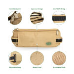 Ihram Clothing - Anti-Theft Waist Bag & Ihram Belt – Beige