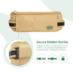 Ihram Clothing - Anti-Theft Waist Bag & Ihram Belt – Beige