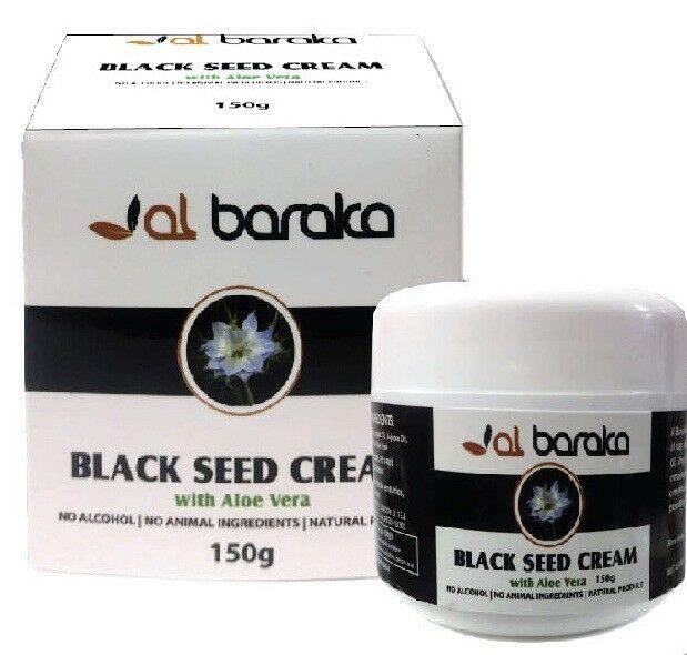 Black Seed Oil - Al Baraka Black Seed Cream with Aloe Vera – 150g – Halal & Natural