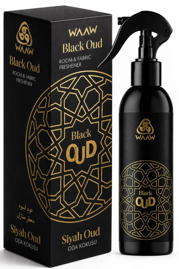 Black Oud Room Spray 400ml – Premium Islamic Air Freshener