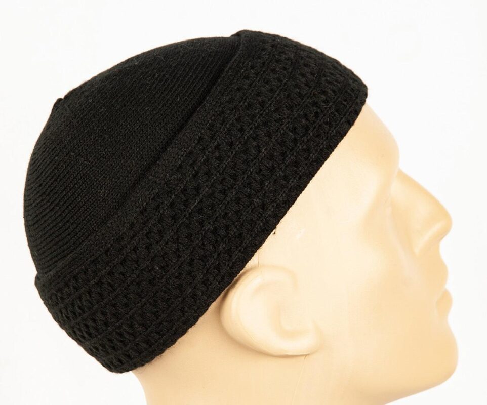 Muslim Prayer Hat - Premium woolly folded prayer hat