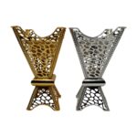 Bakhoor Incense - Luxury Bakhoor Oudh Burner – Gold & Silver Arabic Incense Holder (Mabkhara) for Home & Mosque
