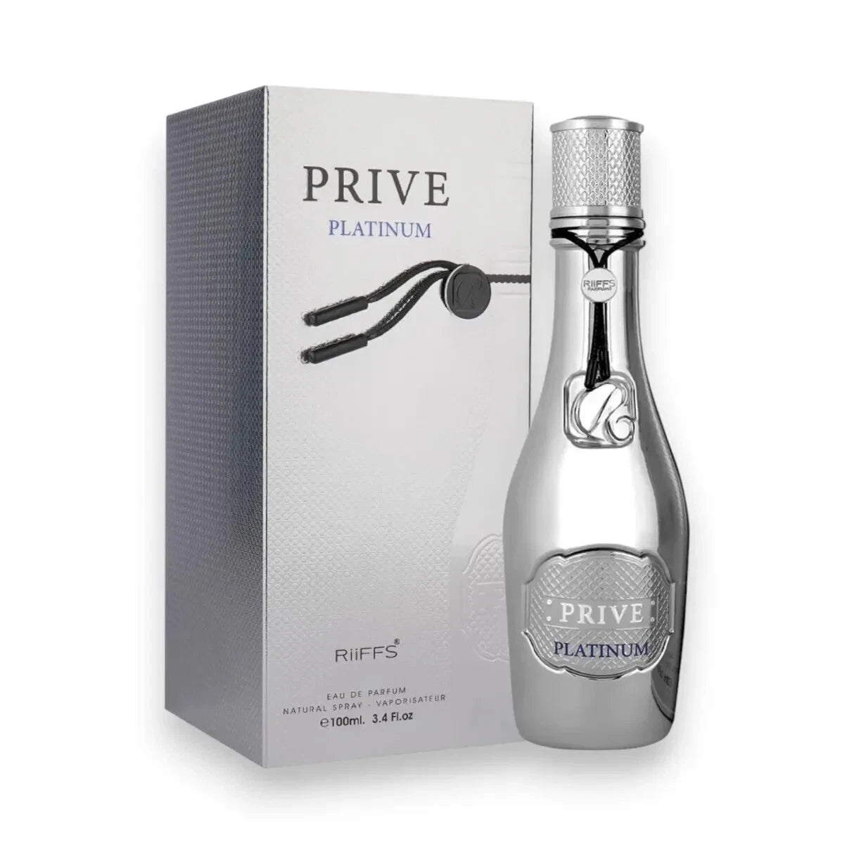 Arabian Perfume - Riiffs Prive Platinum Unisex Eau De Parfum 100ml – Fresh Citrus & Woody Fragrance Arabian Perfume - Riiffs Prive Platinum Unisex Eau De Parfum 100ml – Fresh Citrus & Woody Fragrance