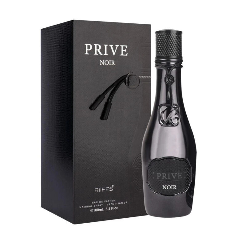 Arabian Perfume - Riiffs Prive Noir Unisex Eau De Parfum 100ml – Bold Fruity & Woody Fragrance