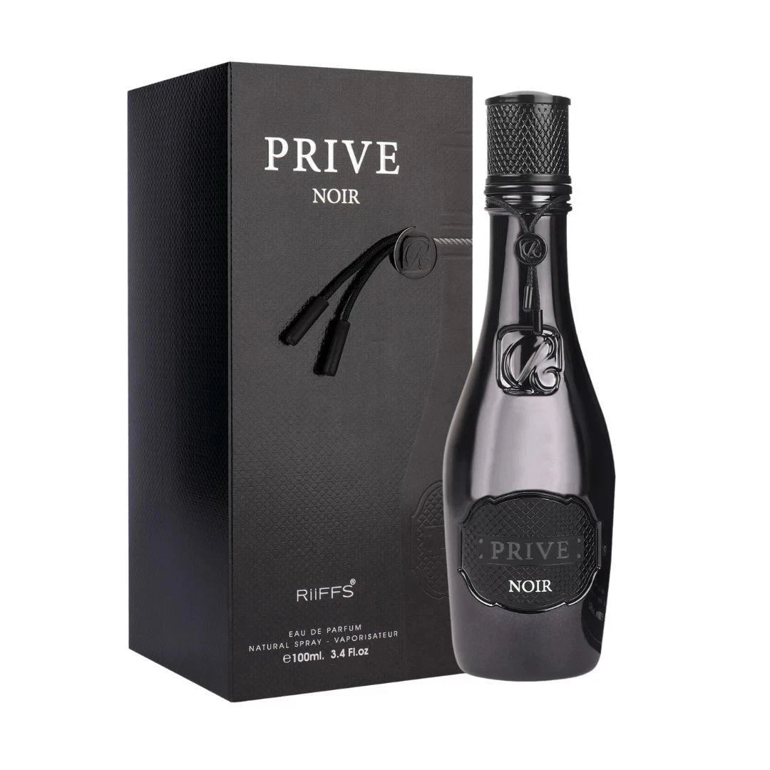 Arabian Perfume - Riiffs Prive Noir Unisex Eau De Parfum 100ml – Bold Fruity & Woody Fragrance Arabian Perfume - Riiffs Prive Noir Unisex Eau De Parfum 100ml – Bold Fruity & Woody Fragrance