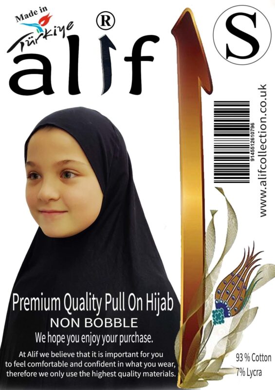 Hijab and Scarf - Medium Size Hijab – Premium Pull-On Design for Girls