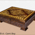 Quran Box red pine wooden TS 031-A