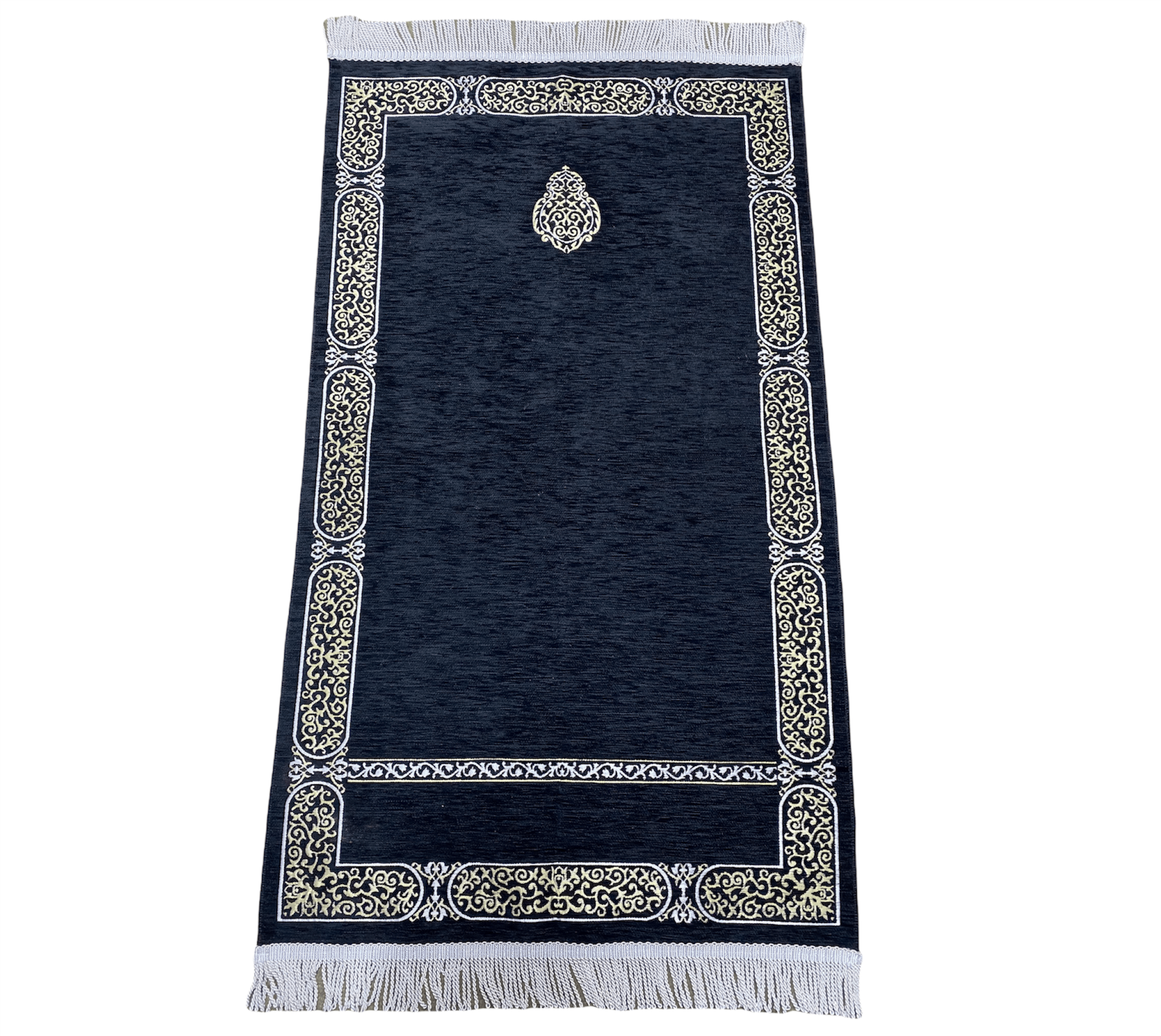 Islamic Prayer Mat - Waaw Premium chenille prayer mat With Tassel High Quality 1 Islamic Prayer Mat - Waaw Premium chenille prayer mat With Tassel High Quality 1